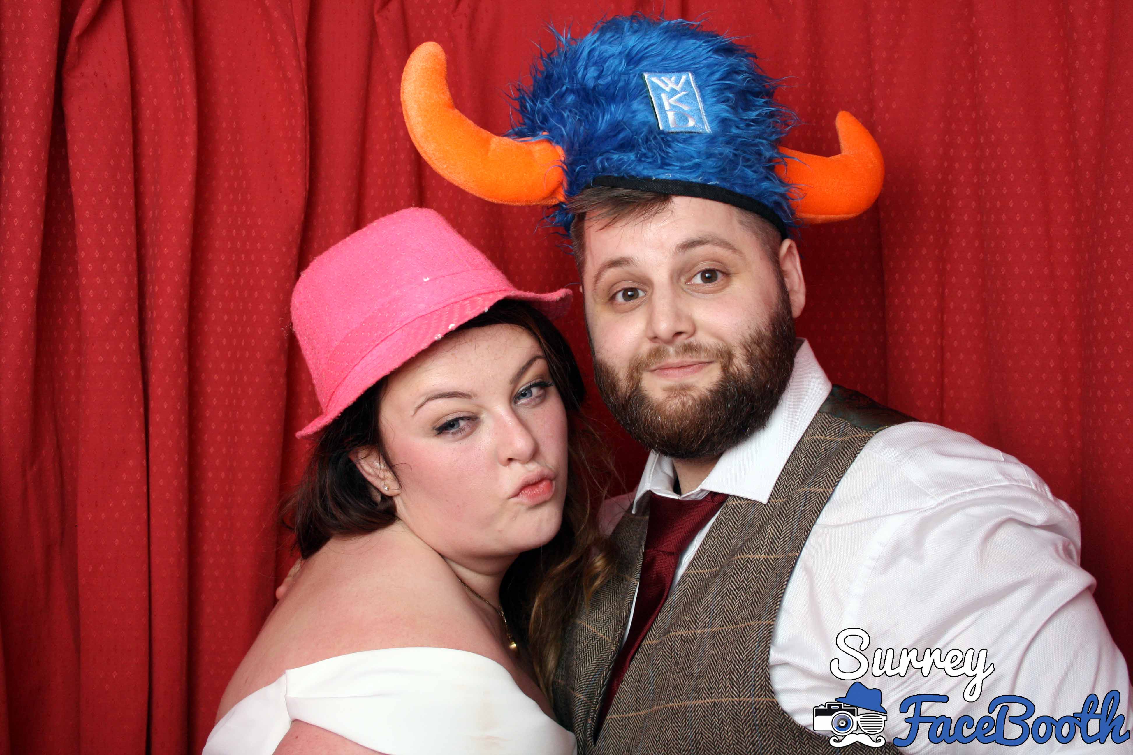 Lewis & Beth's Wedding | View more photos from the event at galleries.surreyfacebooth.co.uk/u/Surrey-FaceBooth/Lewis-Beths-Wedding